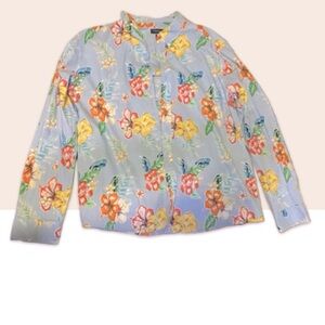 Men’s Hawaiian long sleeve button down XL